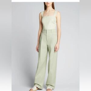 Vince Square Neck Leather Tank Top NWT